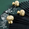Brass Cabinet Knob Pumpkin Knobs, Copper Drawer Knobs Round Handles