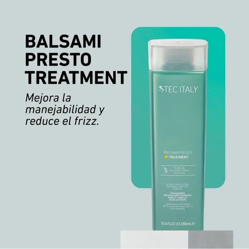 Tratamiento Tec Italy Balsami Presto Revitalizante 300ml Cabello Dañado y