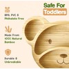 Bamboo Plates for Kids - Baby & Toddler Plates with