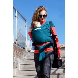 Love Radius BAB-BLEU BASIC Organic Fibres Baby Carrier Birth to 9 kg Retro Blue One Size