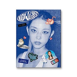 DREAMUS NewJeans New Jeans 1st EP Album Bluebook Version CD+Mini Poster On Pack+Log Book+Pin-up Book+Phoning Manual Book+ID Card+Sticker Pack+Photocard+Tracking Sealed (HAERIN Version)