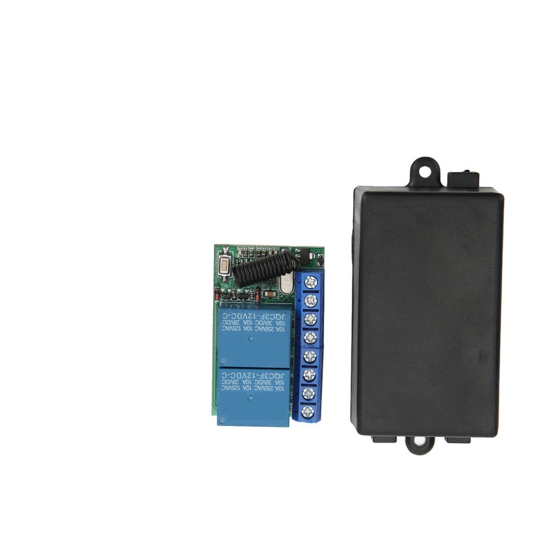 2 Channel Antitheft Alarm Wireless Relay Switch with Remote Control