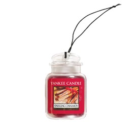 Yankee Candle 1220909E Car Freshener, Car Jar Ultimate, Sparkling Cinnamon (2 Packs)