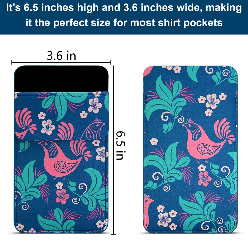 Leather Pocket Protector for Men: 2 Pack Multi Purpose pocket