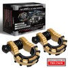 AUTMATCH D Ring Shackles 3/4" Mega Shackle (2 Pack) 68,000Ibs