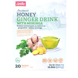 Lipatea Instant Honey Ginger Drink With Moringa By Lipatea 20x Sachets (18g x 20) Net