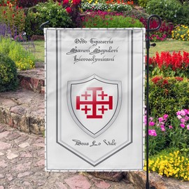 Order of the Holy Sepulchre 12x19 Inches Double Sided Garden Flag (Order of the Holy Sepulchre)