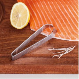 Bone Tweezers, 6 Pieces Stainless Steel Tweezers, Professional Fish Tweezers, Herringbone Tongs, Bone Tongs, Flat Mouth Bone Tongs, Herringbone Clip for Duck, Chicken, Pig Hair