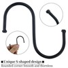 JRSHIRLEYLTD 26 Pack S Shaped Hooks, Hanging Hooks, Black Hooks,