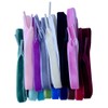 Flyingfish Velvet Shoe Laces Boot Laces Flat Shoelaces 0.4" Wide