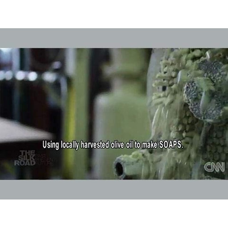 Olivos Collagen Olive Oil Soap in Canvas Bag 150 G