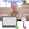 NZQXJXZ 30X 5X Magnifying Glass for Reading, Large and Lightweight