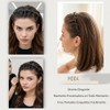 2 piezas de diadema con flequillo para el cabello, clip