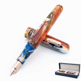 Conklin 1898 Fountain Pen, Misto Orange - Omniflex