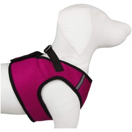 The Worthy Dog 3338 Sidekick Harness, Medium, Pink