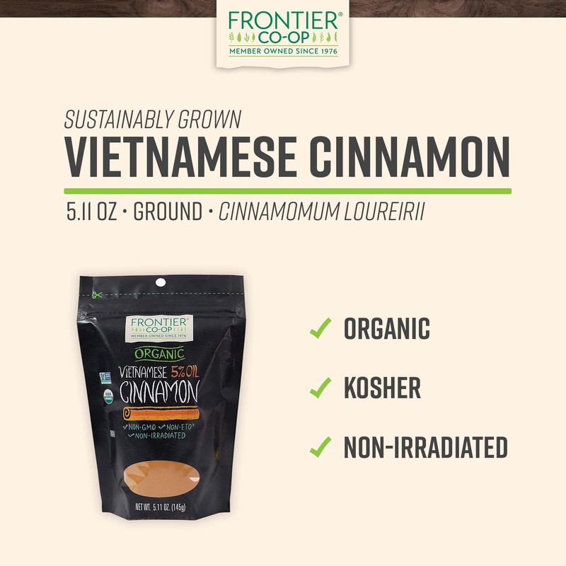 Frontier Co-op Frontier Co-op Organic Ground Vietnamese Cinnamon 5.11oz