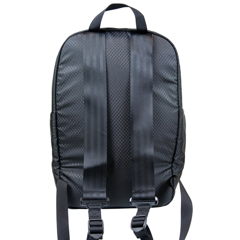 Everyday Bag, Black with orange stitch