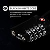 Diyife TSA Luggage Locks with 14 cm Flexible Cable, 4-Digit