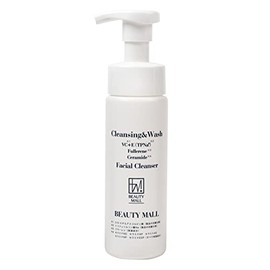Beauty MALL Cleansing & Facial Cleansing Foam (Enhanced Formulated with VC Ethyl, Ceramide, Fullerene, Glycyrrhizinate 2K Strengthening), 7.8 fl oz (200 ml)