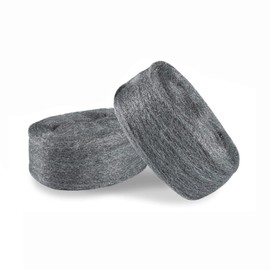 Sukh Steel Wool 0000 10oz(20ft) - 0000 Steel Wool for Glass Fine Steel Wool Pads for Chrome or Wood Polishing Weep Hole Covers for Brick Walls Fill Fabric Metal Fabric Pad