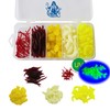 Njord Kalastus Trout Rubber Bait 150 Pieces in Tackle Box