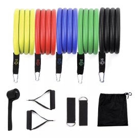 Viper Bandas De Resistencia Elastizadas, Juego De 11 Piezas