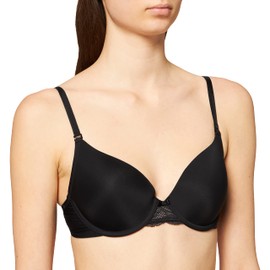 Triumph Womens Lovely Micro Whpm Wired Padded Bra, Black, 38B UK