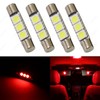 SAWE - 3-SMD 29mm T6 6614F LED Bulbs For Car