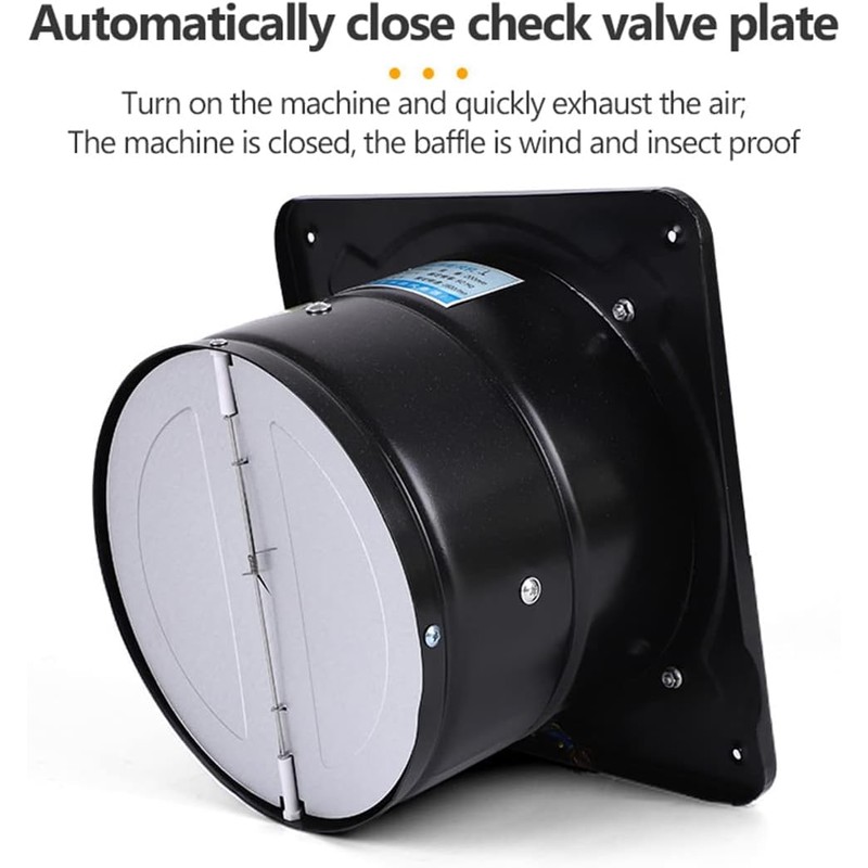 ACEDUROBLA 6 inch Exhaust Fan Metal Iron Ventilation Extractor, Silence