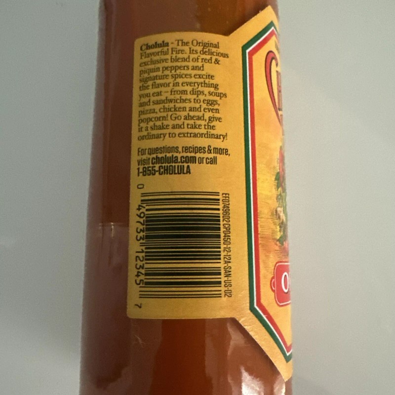 Cholula Kosher Original Hot Sauce, 12 fl oz Bottle
