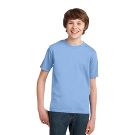 Port & Company - Youth Essential Tee M Light Blue