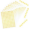 4320 Pack 40 Sheets Tiny Gold Star Stickers, 0.3" Diameter