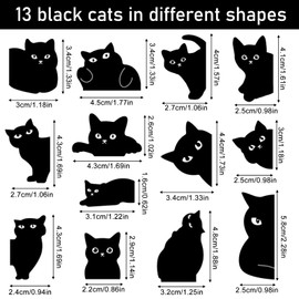 RAFIYU Magnetic Bookmarks Pack of 13, Cute Cat Bookmarks for Children, Magnetic Book Pages Markers, Cats Gifts for Cat Lovers, Women, Teachers, Students, Book Lovers