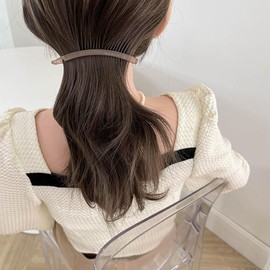 8 PCS Small Banana Clips Hair for Thin Fine Hair Matte Banana Hair Clips for Women Strong Holder Cute Non-slip Ponytail Bun Holder Hair Accessories for Women Girls (Style 1, One size)