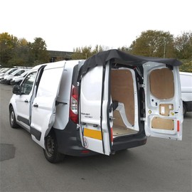 Rear Barn Door Awning Cover, 210D Heavy Duty Oxford Fabric Large Size Waterproof Sun Shade Cover Fit for VW T4 T5 T6 Transporter