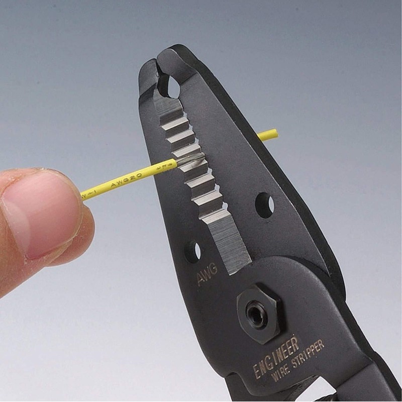 ENGINEER pa-07 Precision Wire Strippers, Professional Grade, Super Sharp Carbon