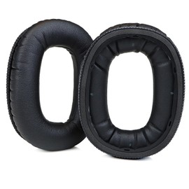 SINOWO Replacement Earpads for Marshall Monitor2/MonitorII Over-Ear Headphones (Do Not Fit Monitor),Ear Pads Cushions with Noise Isolation Memory Foam,Soft Protein Leather-Black