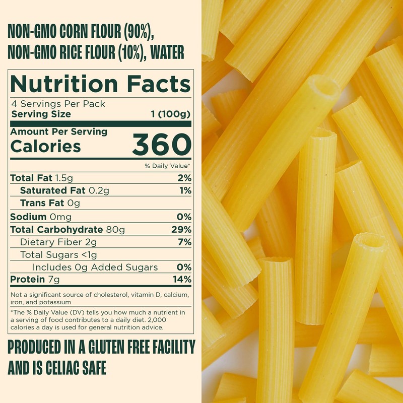 Giadzy Giadzy Gluten Free Ziti and Olive Oil - Italian