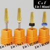 C & I 5 in 1 Nail Drill Bit, Mixed