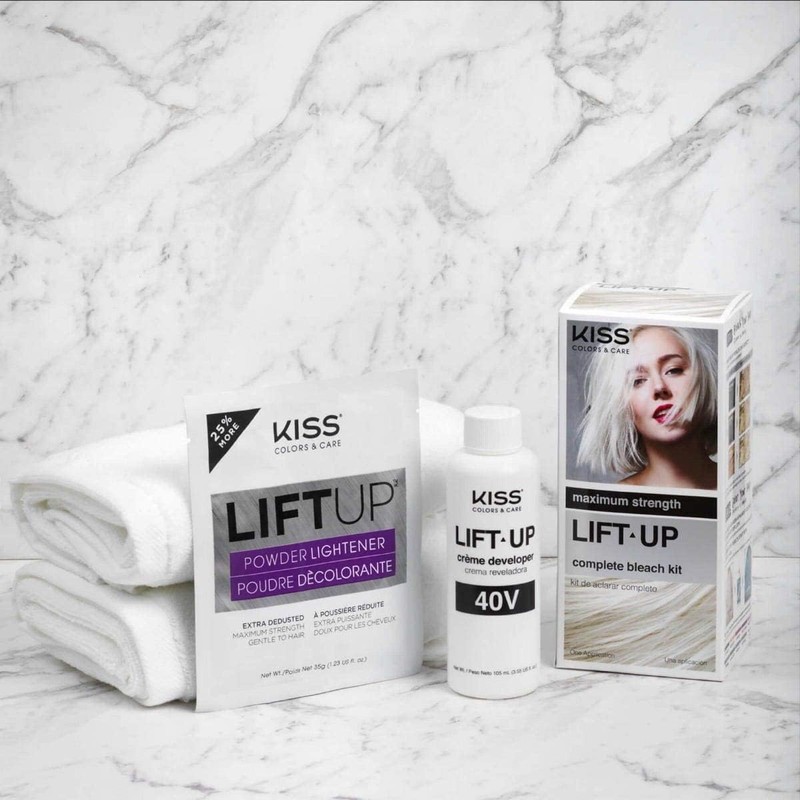 KISS Lift Up Complete Hair Bleach & Icy Silver Toner