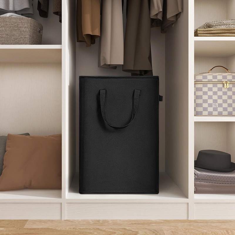 ZERO JET LAG Slim Laundry Hamper With Handles Collapsible Laundry