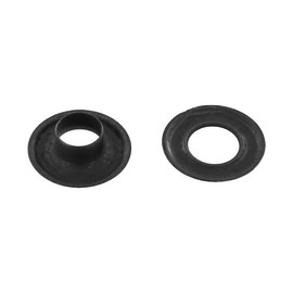 Grommet, Beveled, Black Matte, Solid Brass-LL (100 sets per bag), 5/16"