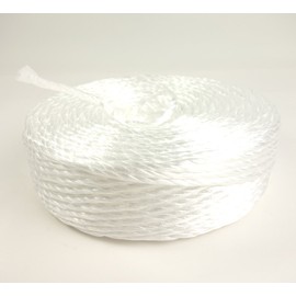 Kokuyo PP Cord, 328.1 ft (100 m), 3 Strands, Cheese Wrap, White, Hohi - 51 W