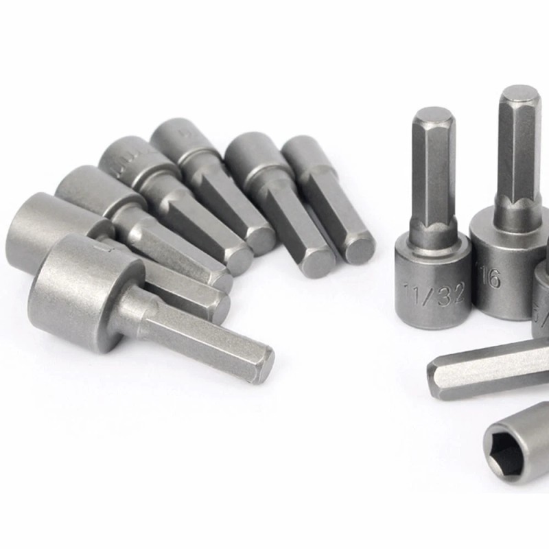 Power 14Pcs Power Nuts Driver Drill Bit Set Metric Socket