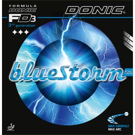 DONIC Z3 AL088 Table Tennis Soft Back Rubber Blue Storm Black (AB) MAX+