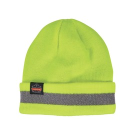 Ergodyne Standard Reflective Winter Hat, Lime