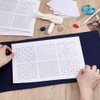 WEBEEDY DIY Sashiko Pillowcase for Beginners,Embroidery Kit with Sashiko Templates