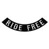 Large Ride Free Side Rocker Patch - 26.6 x 8