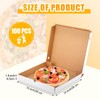 PerKoop 100 Pcs Pizza Boxes 10 x 10 Inch Bulk