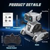 QIZEBABY Kids Robot Toy,Remote Control Robot with LED Eyes &